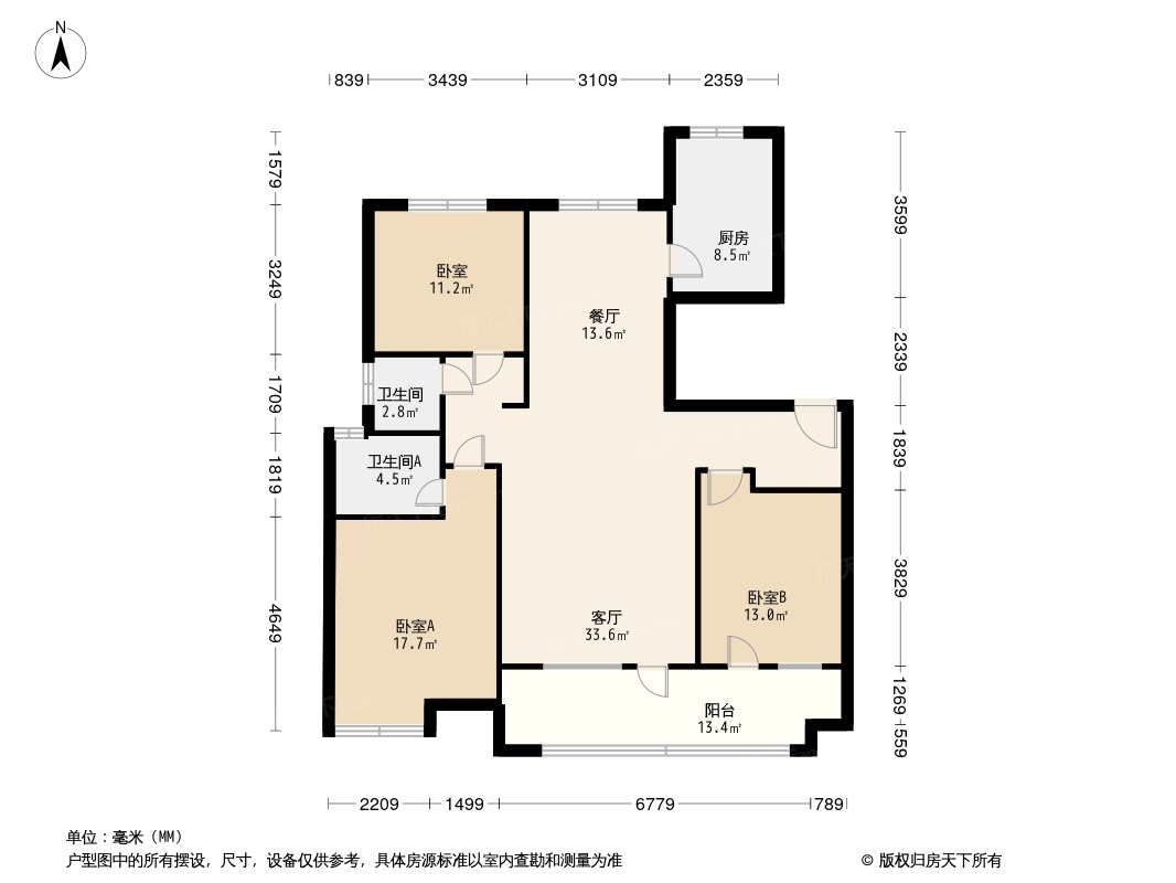 金大地天泰城户型图