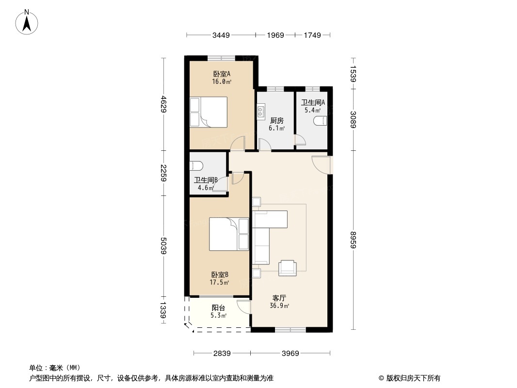 新塘解放北路小区户型图