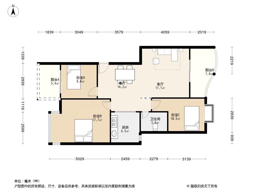 鼓浪花园户型图