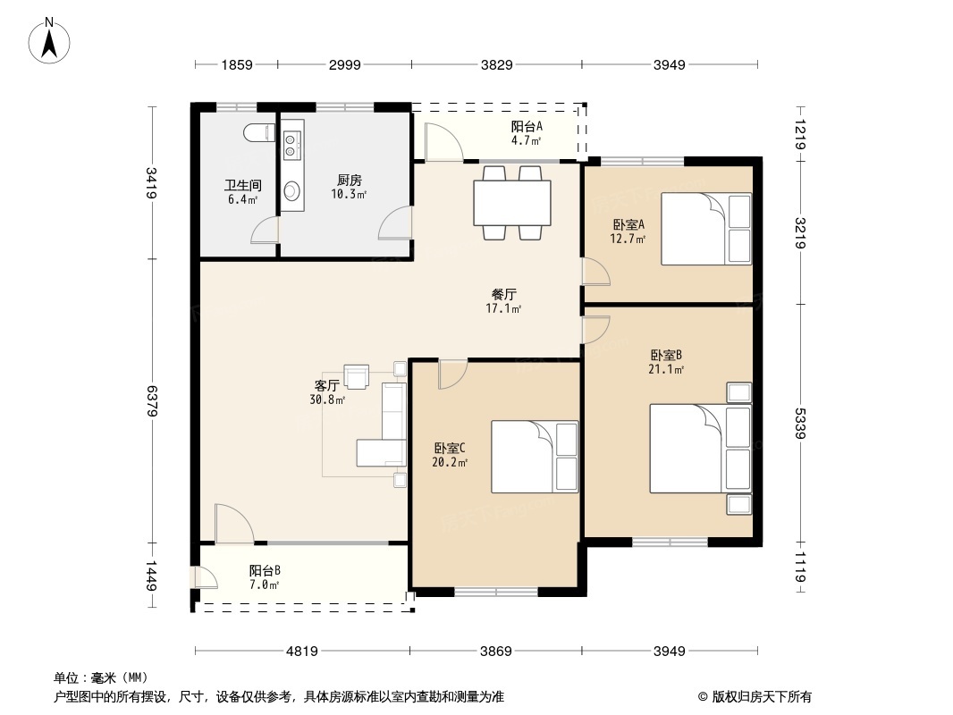 太平花园户型图