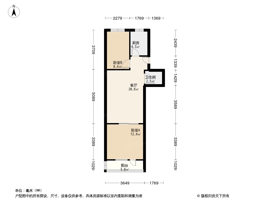 万润公寓户型图