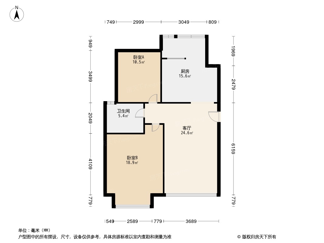 福林庭苑户型图