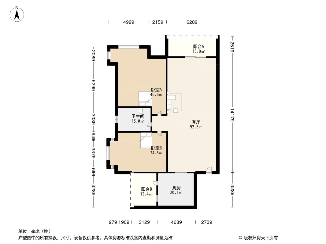 嘉汇四季阳光户型图