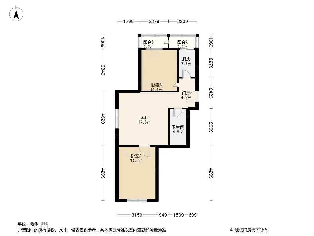 凤麟公寓户型图