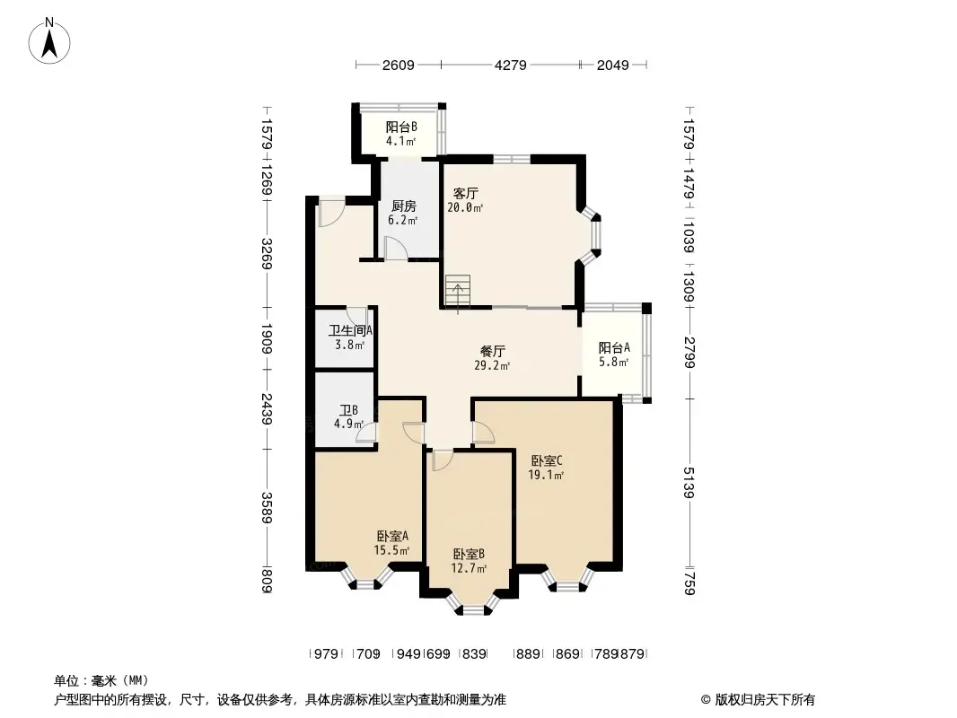 新月花苑户型图