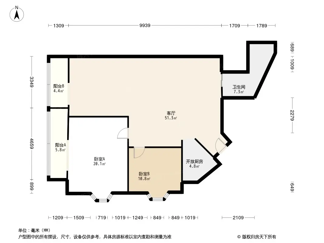 月云公寓户型图