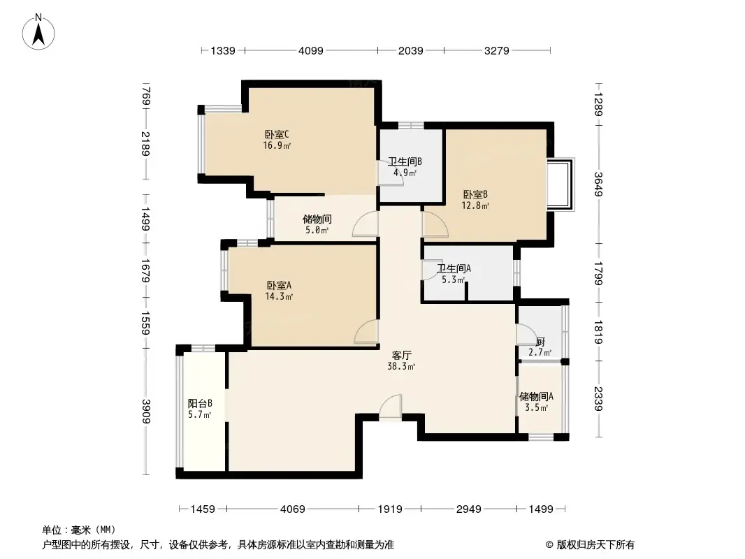 翠海佳园户型图