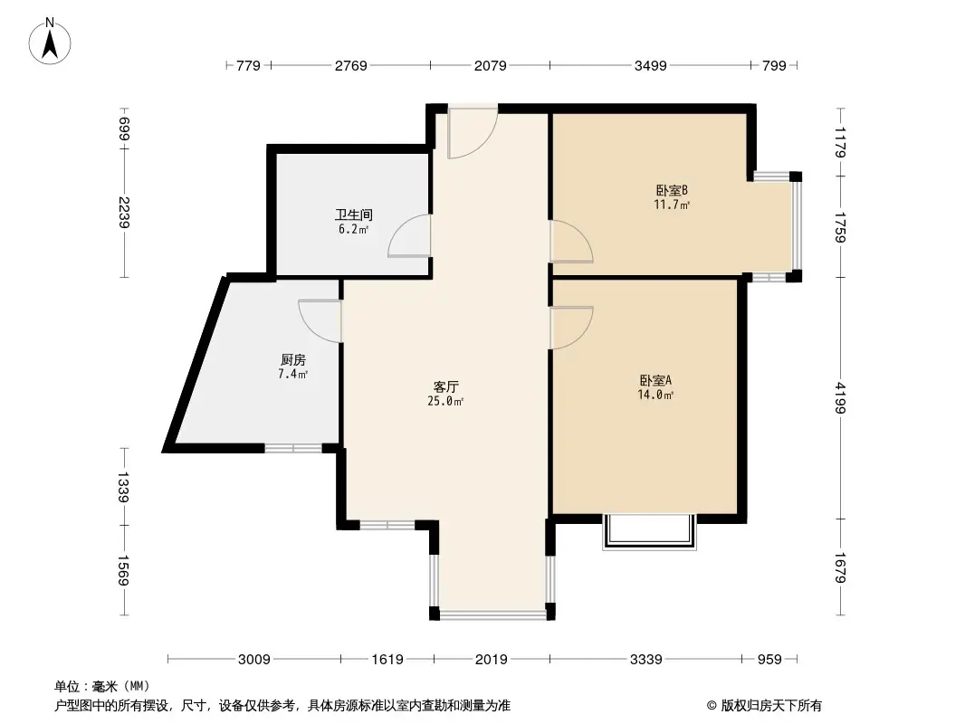 隆盛花园户型图