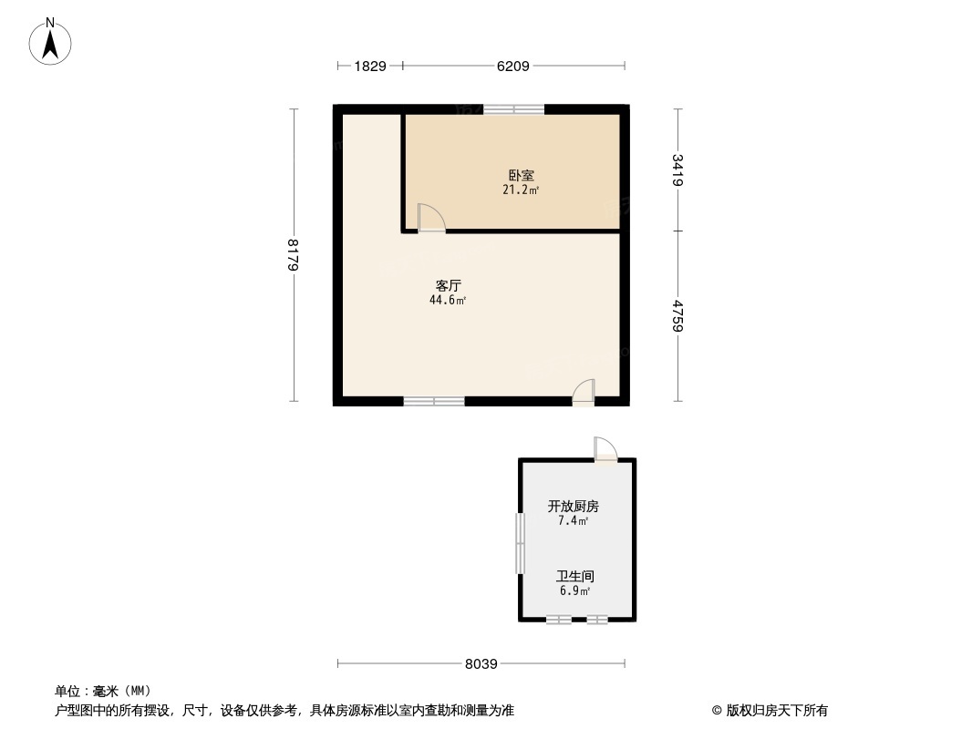 石岗路大院户型图