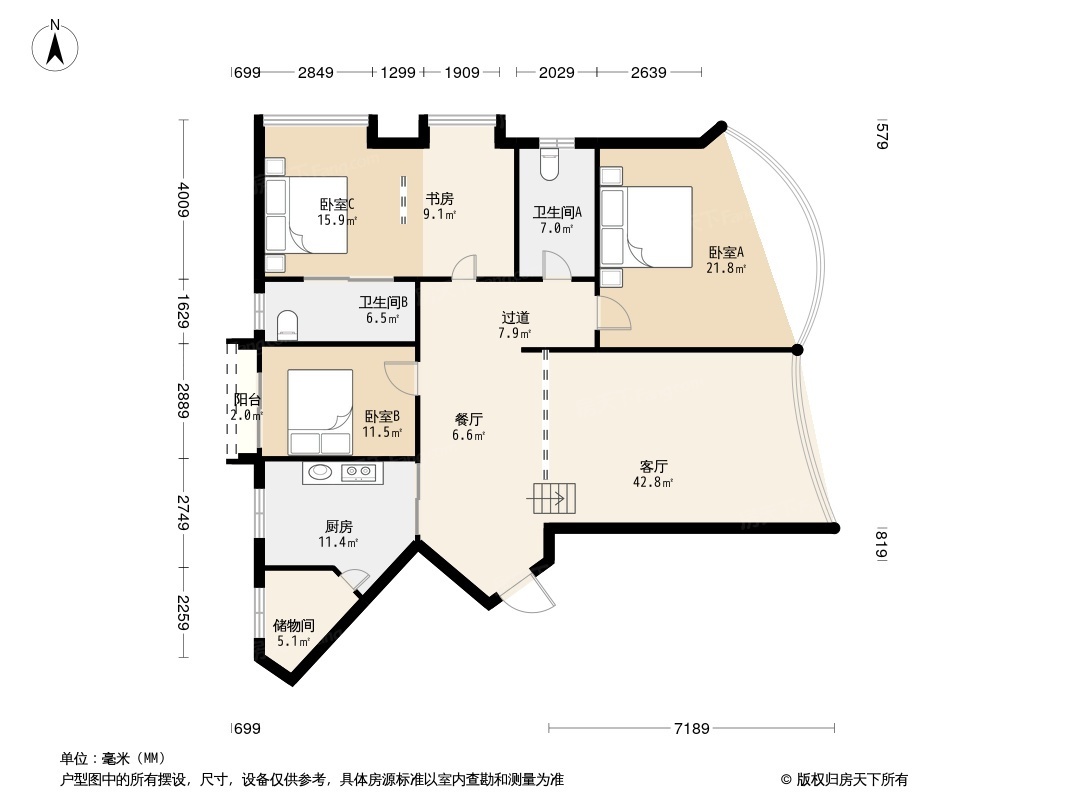 东山雅筑户型图