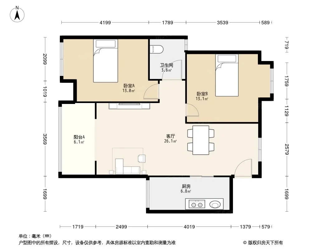 润茂丽景苑户型图