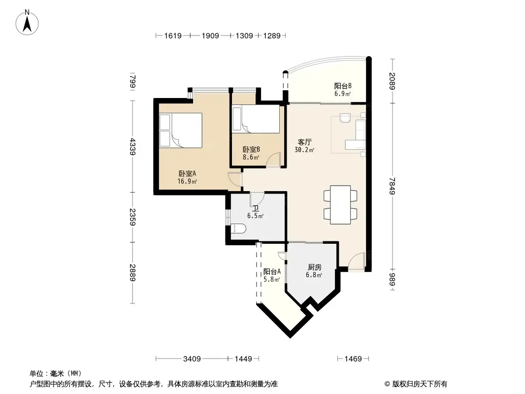 东山锦轩户型图