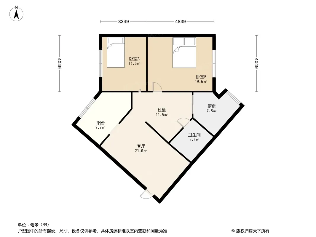 八二宿舍一区户型图
