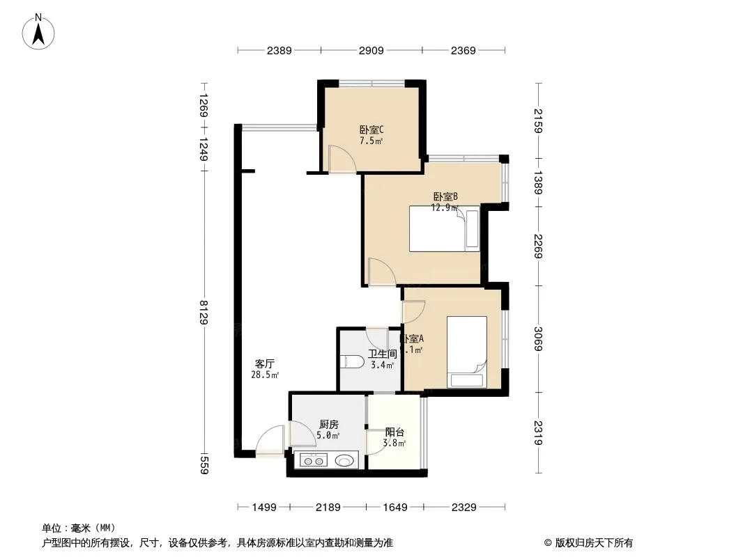 望江橡树林三期户型图