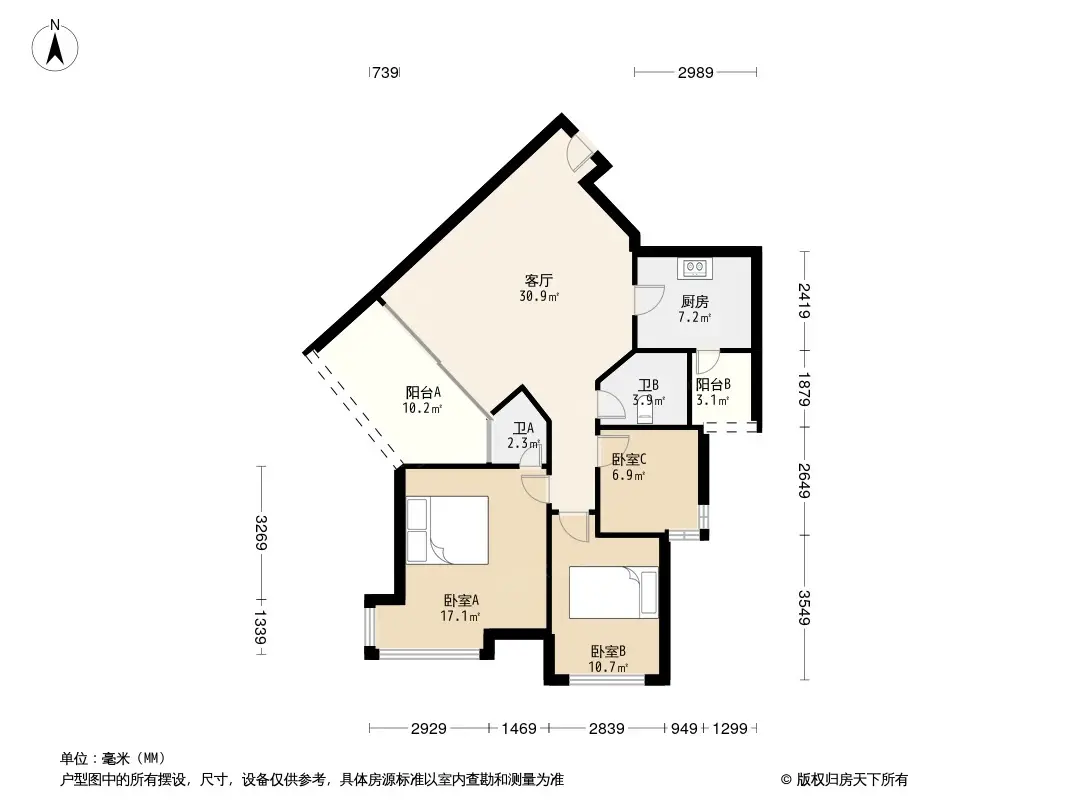 天河南兴花园户型图