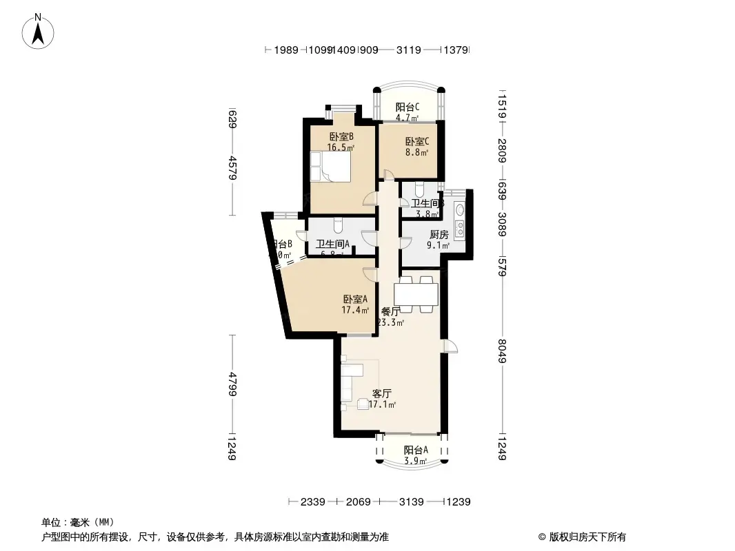 春晖闲庭户型图