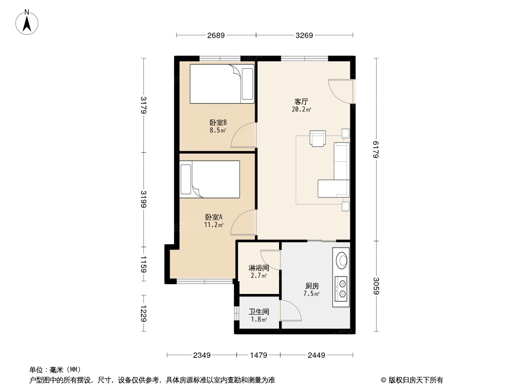 齐富阁户型图