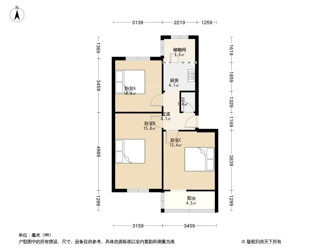 王家坝街16号院户型图