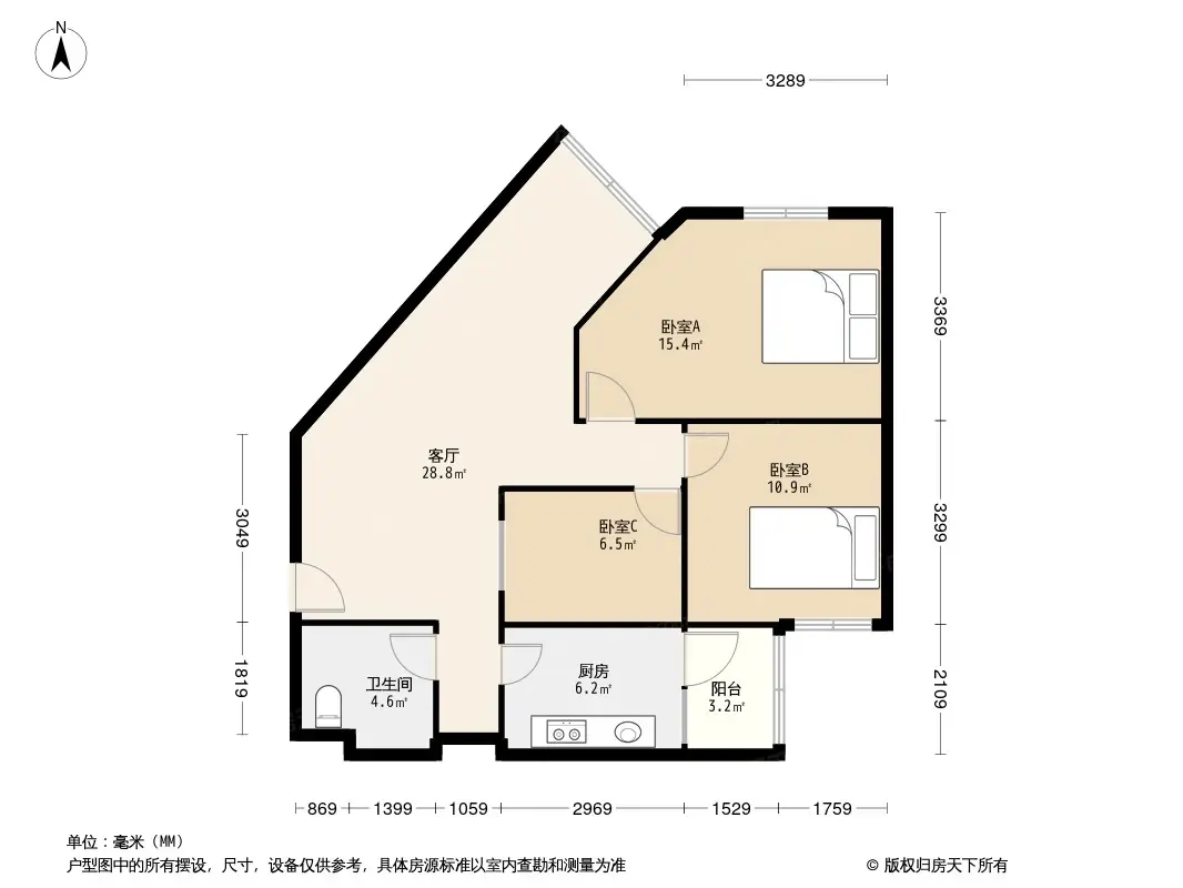 天秀大厦户型图