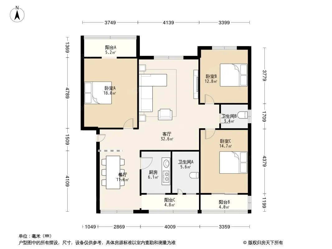 桃苑居户型图