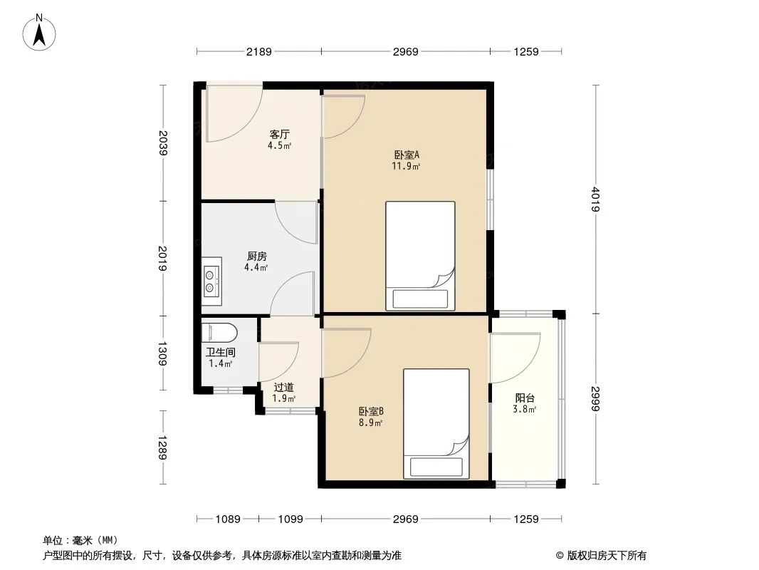 昭忠祠街52号院户型图