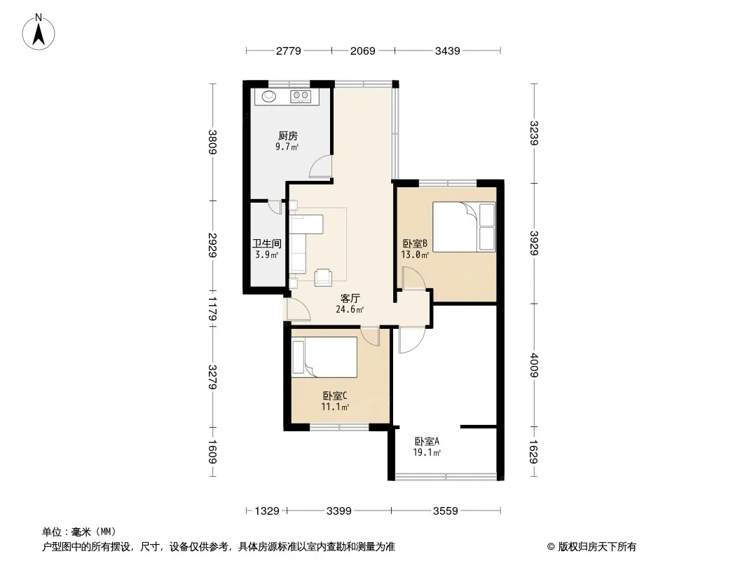 百寿路4号院户型图