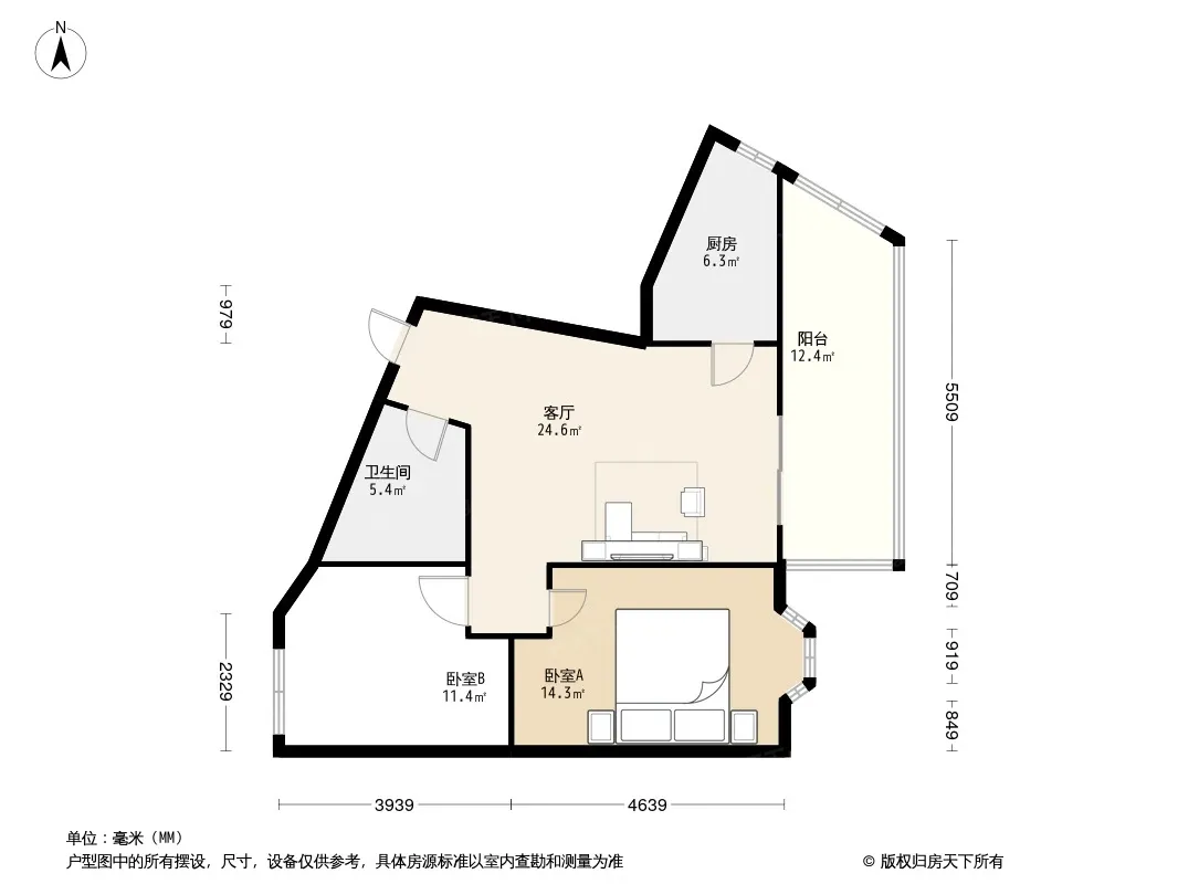 红牌楼北街29号院户型图