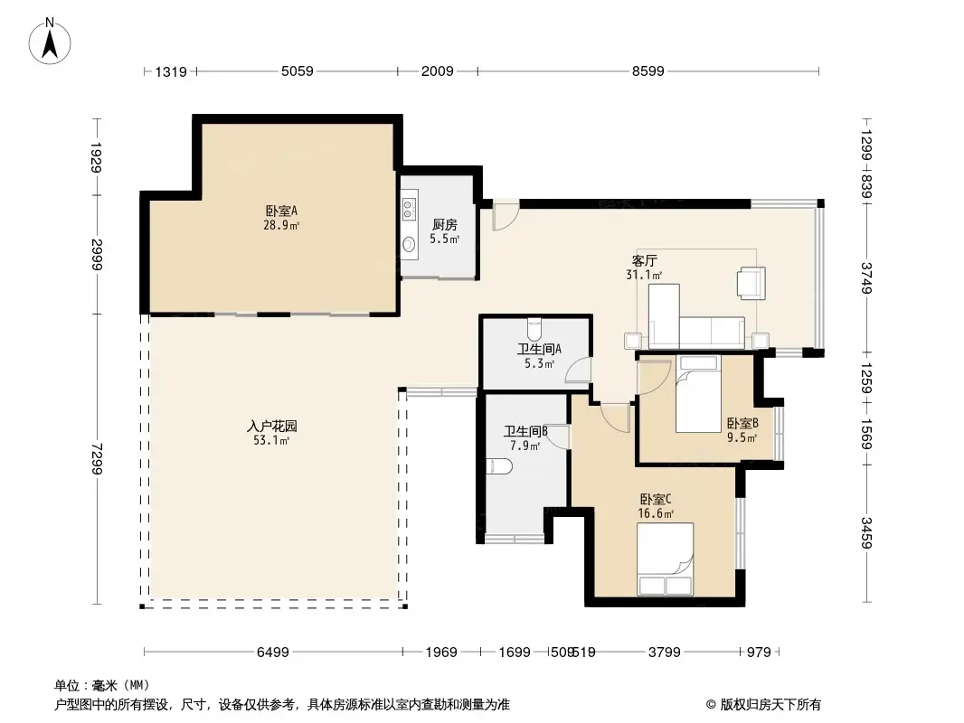 上爵公馆户型图