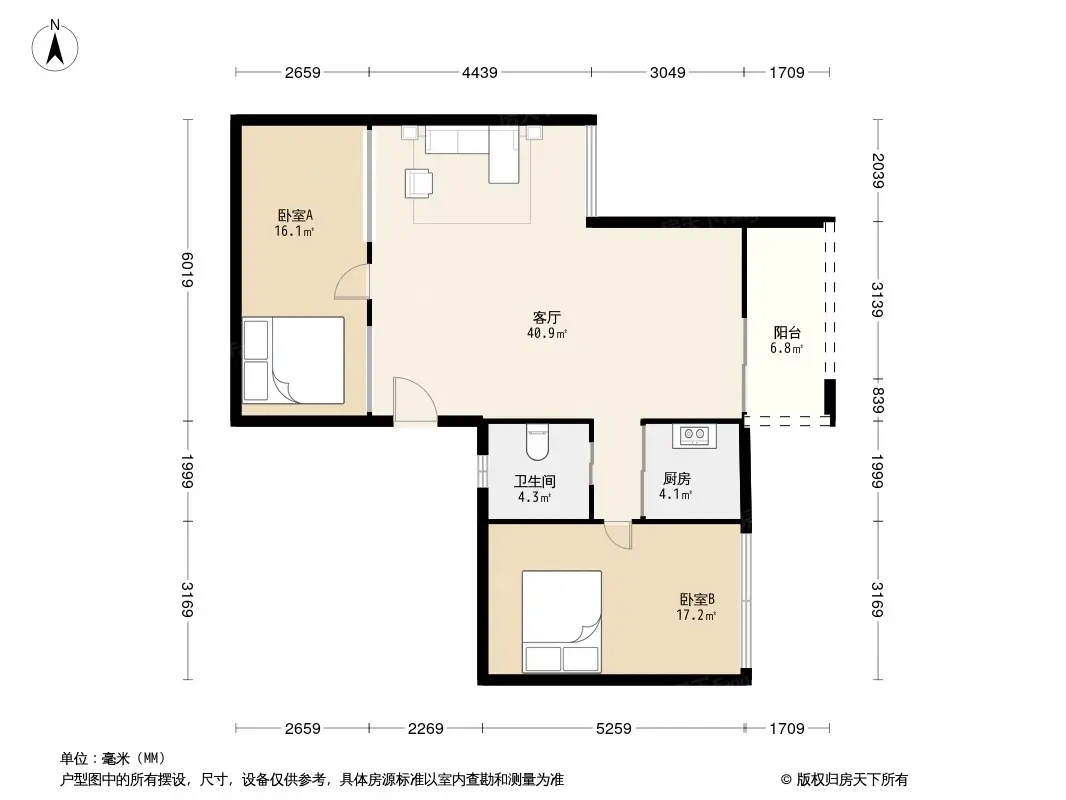 东川大厦户型图