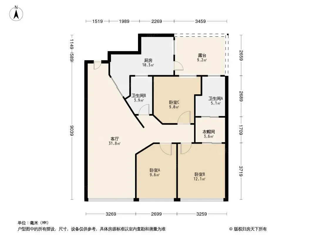 建丽花园户型图