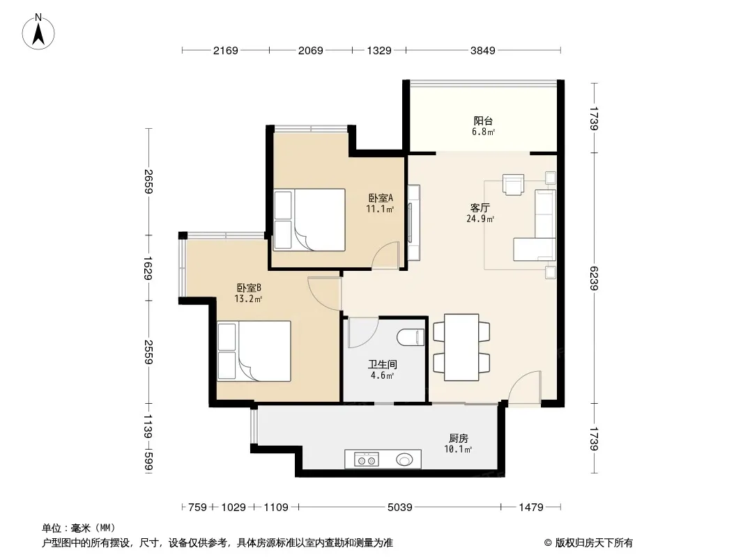 时代锦汇华庭户型图