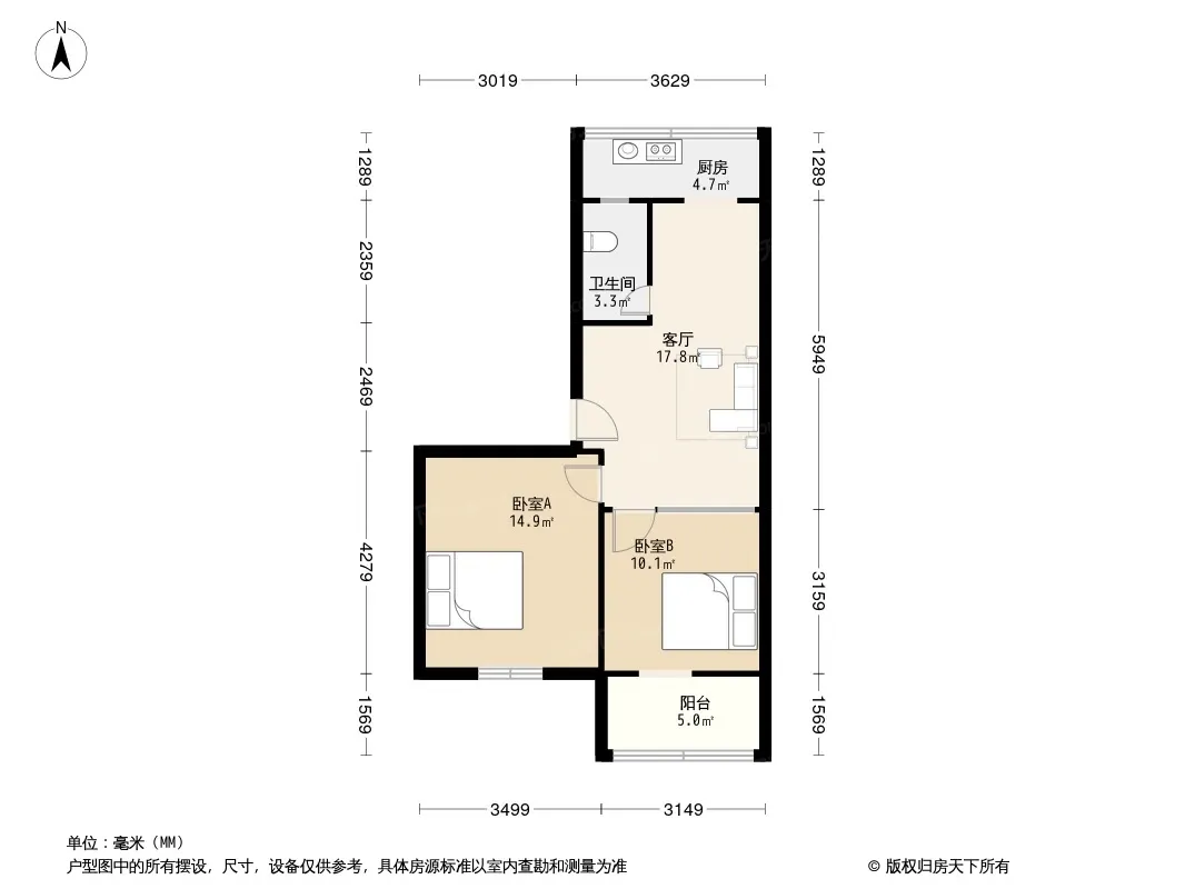 通祠路6号院户型图