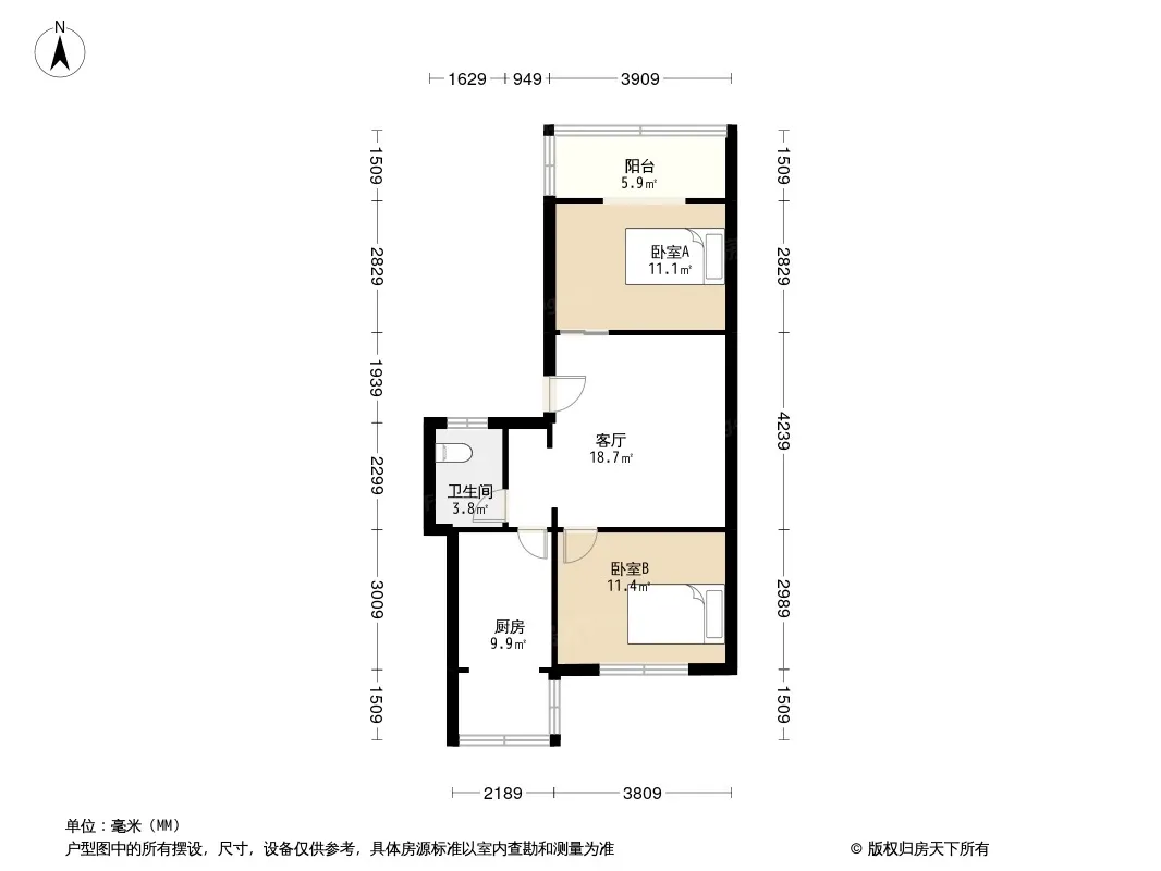 红运街3号院户型图