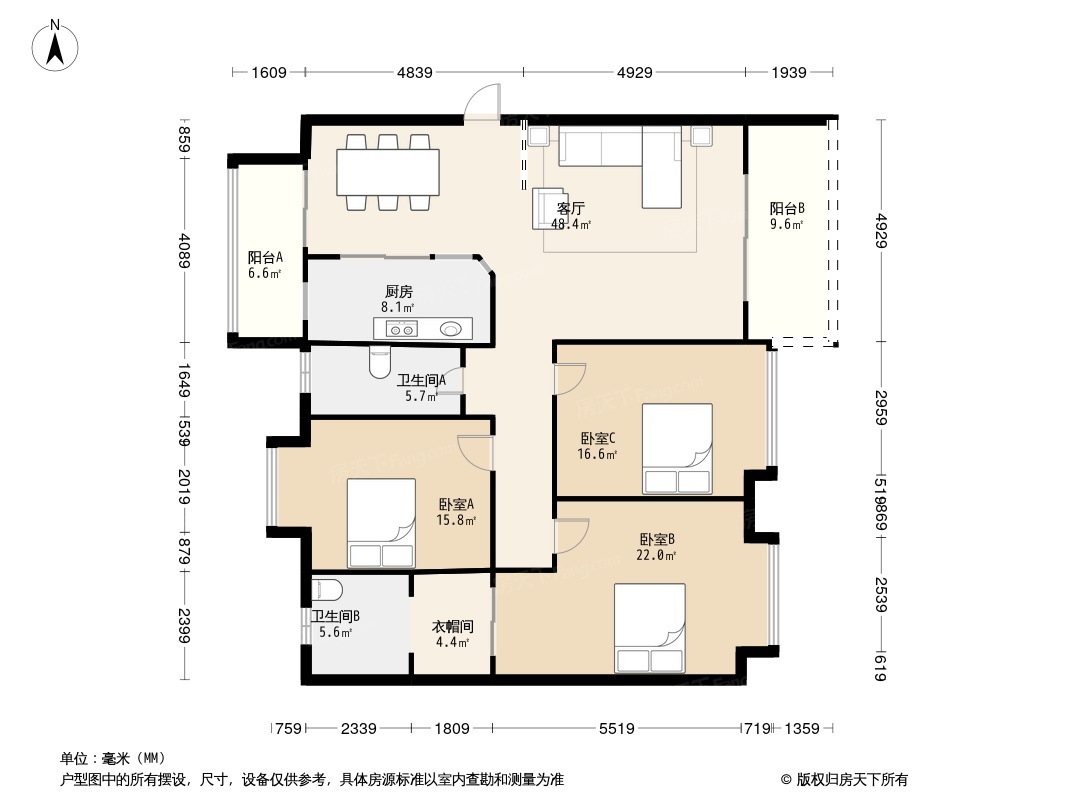 银星花园户型图