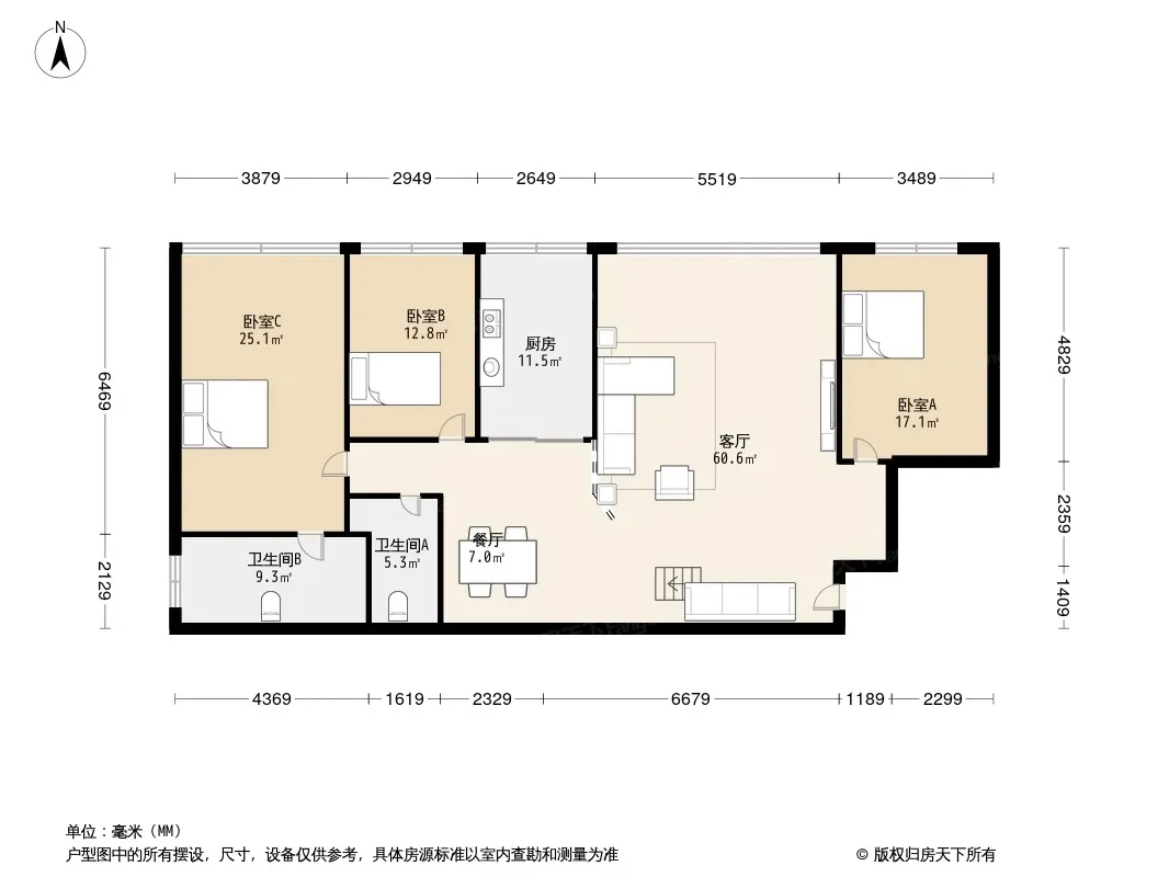 翠风苑二期公寓户型图
