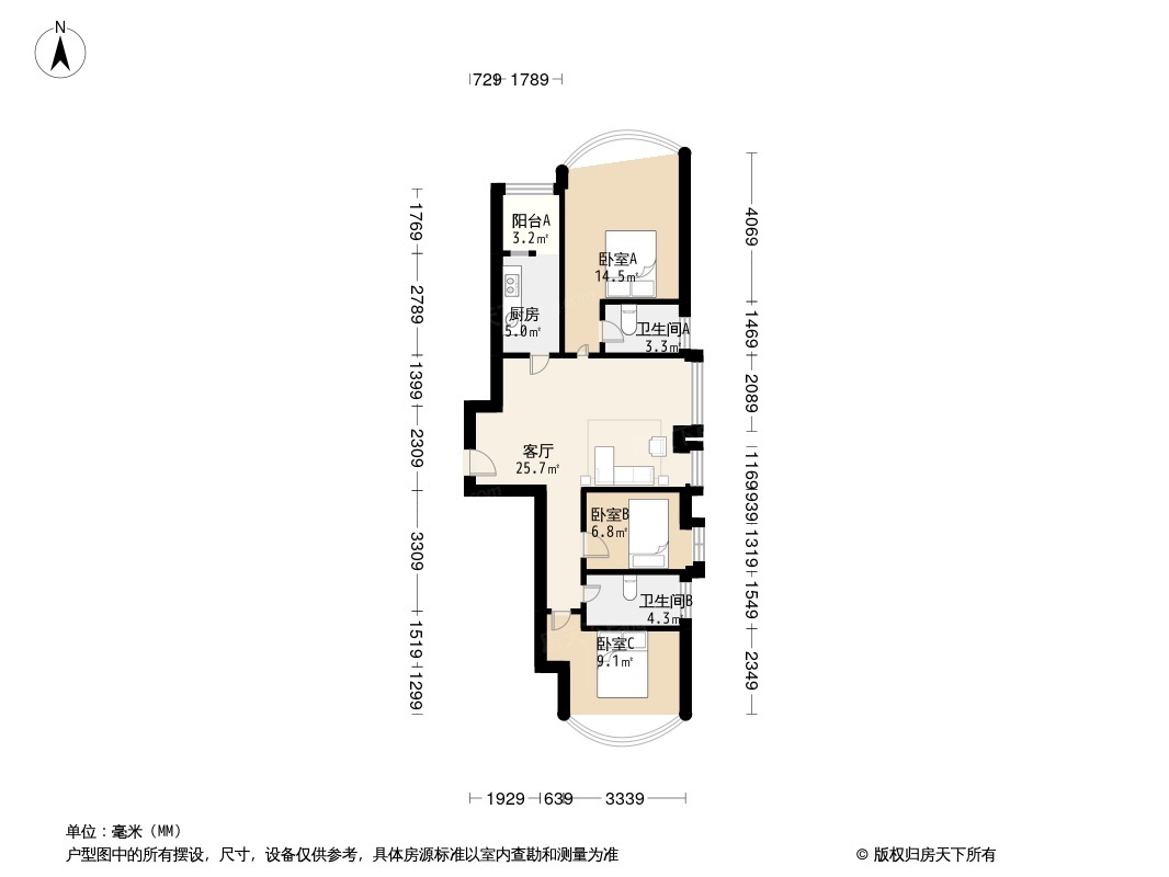 海韵轩户型图