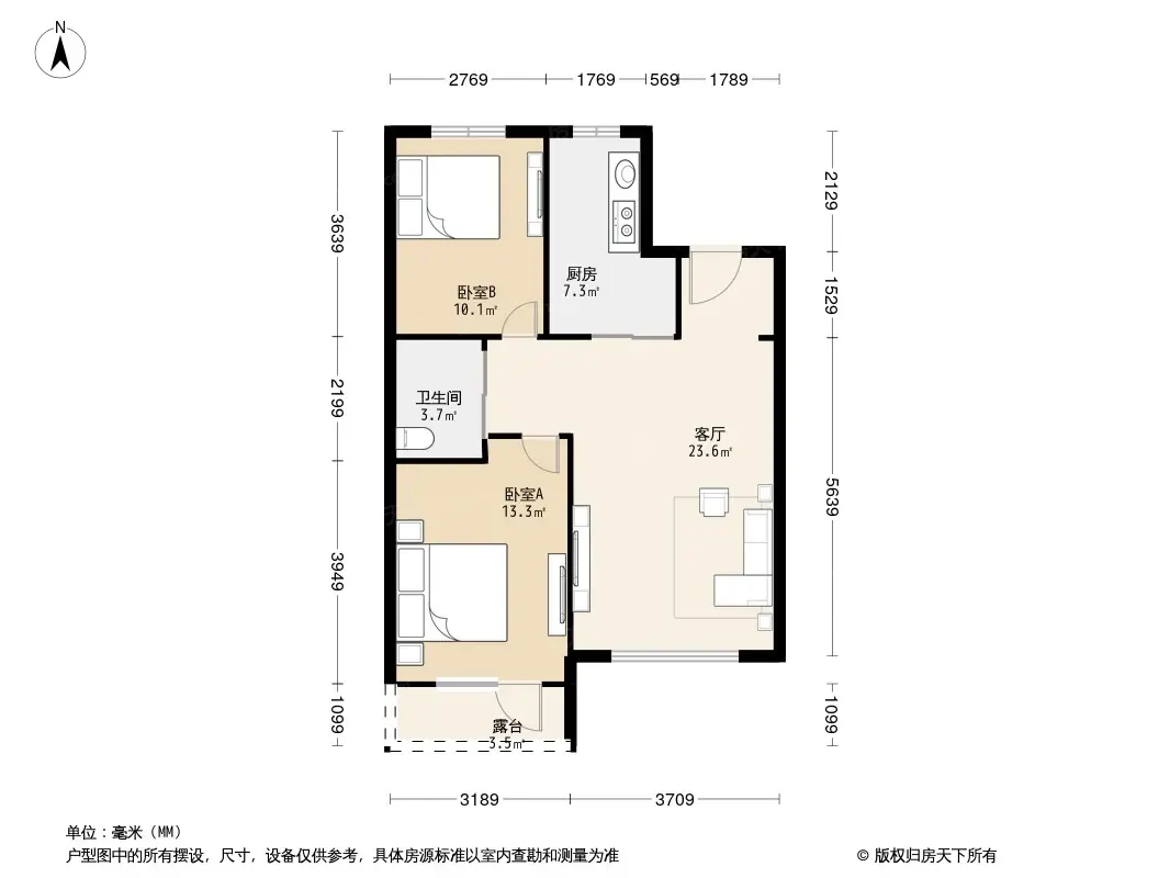 宏缘50号公馆户型图