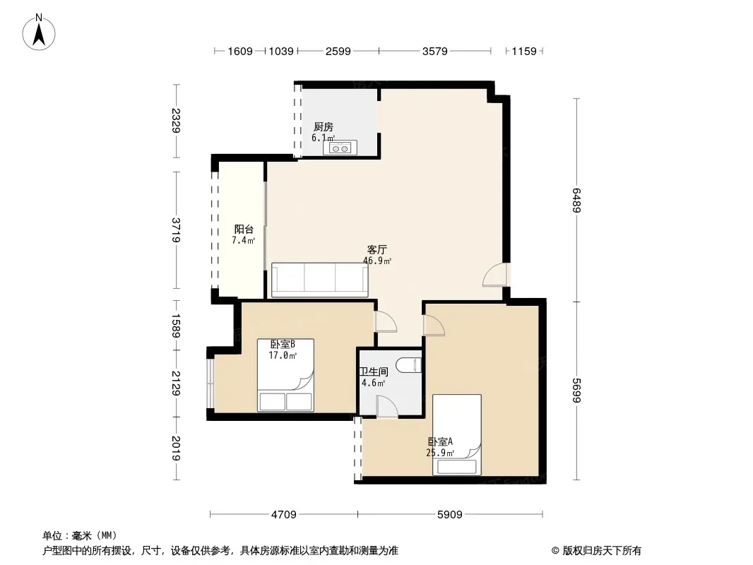 外滩星空户型图