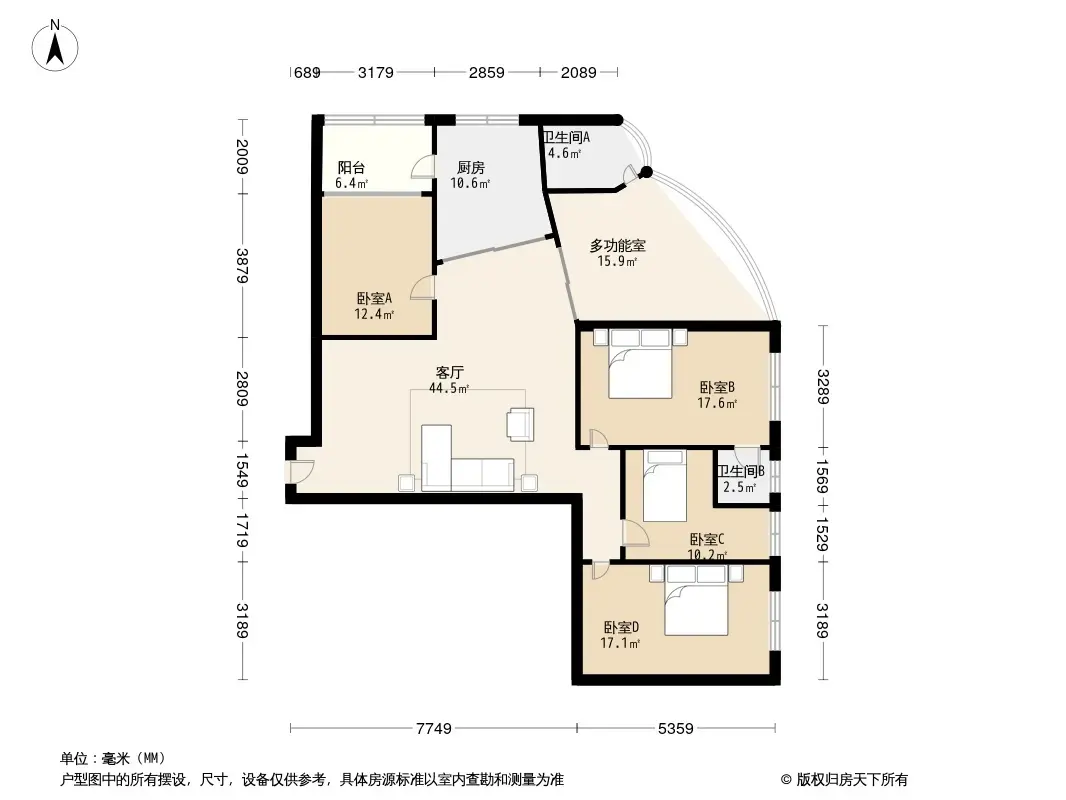 增城沙园中路小区户型图