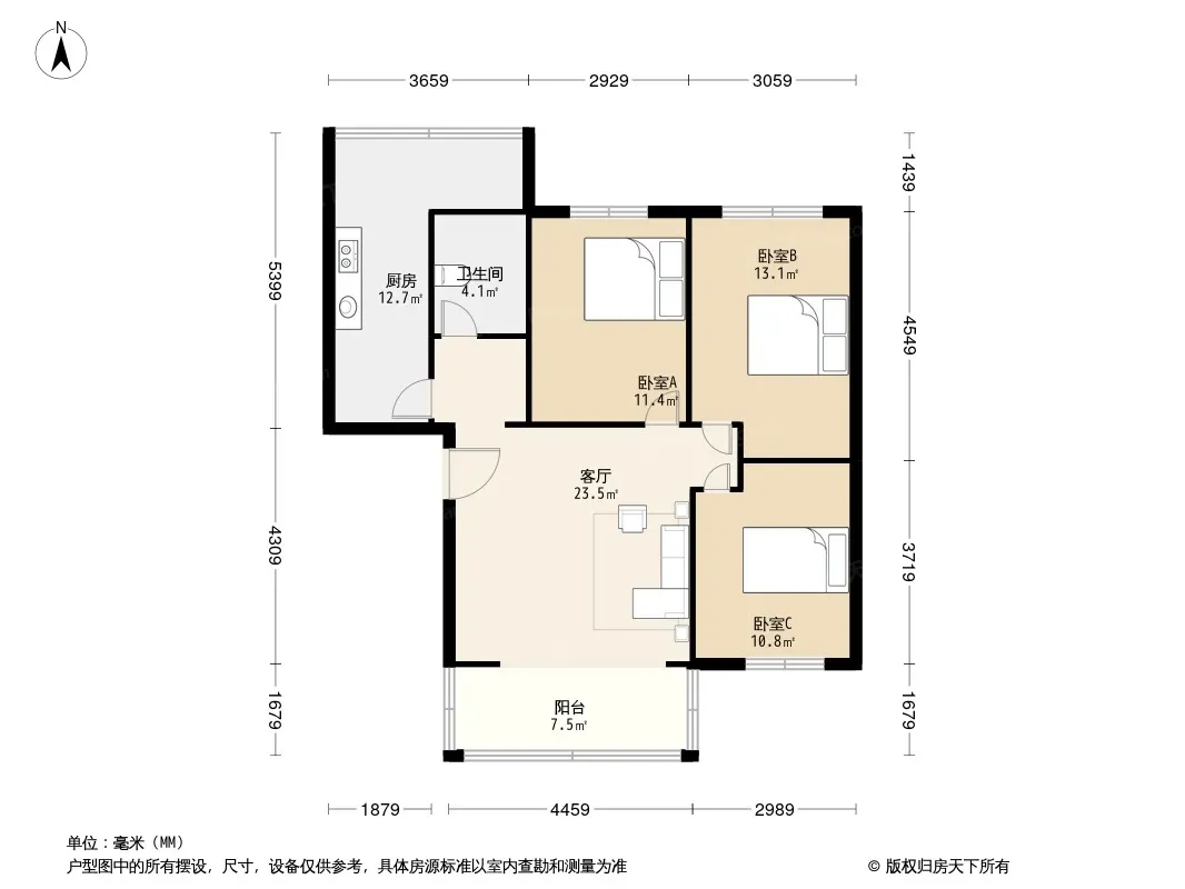 河滨东苑户型图