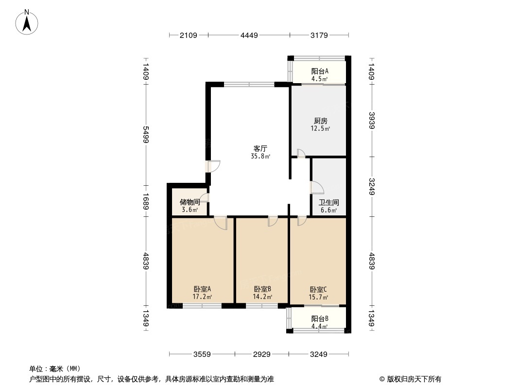 众惠里户型图