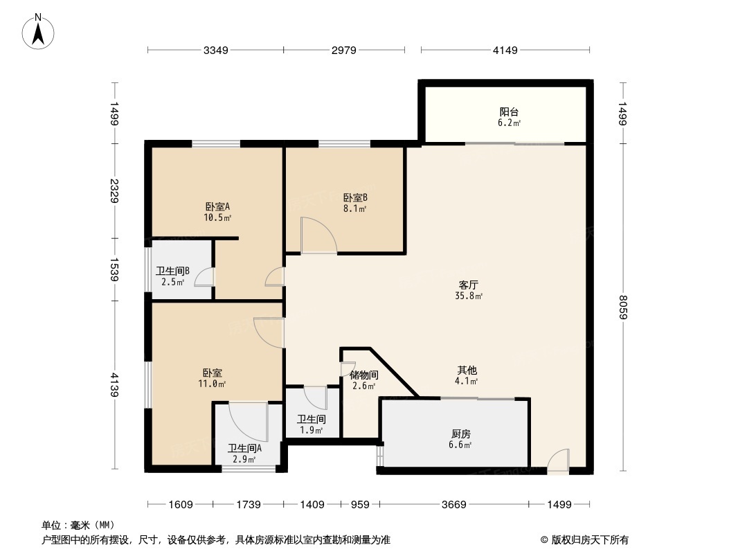 康裕北苑户型图