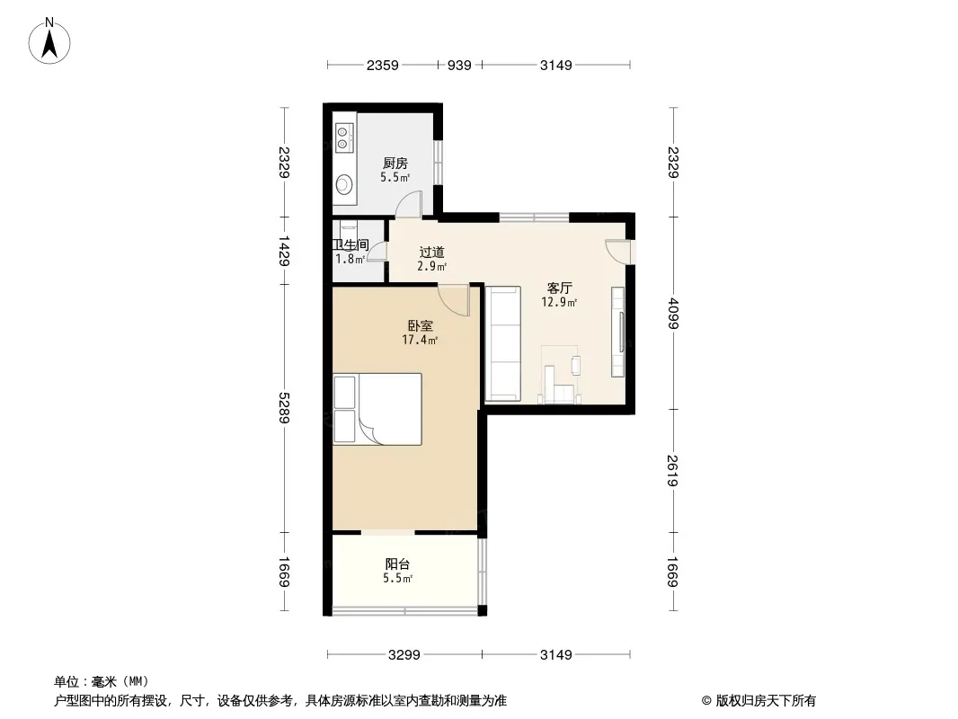 天祥街99号院户型图