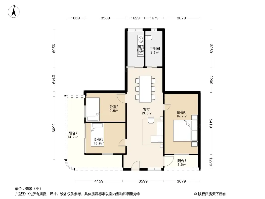 狮带岗小区户型图