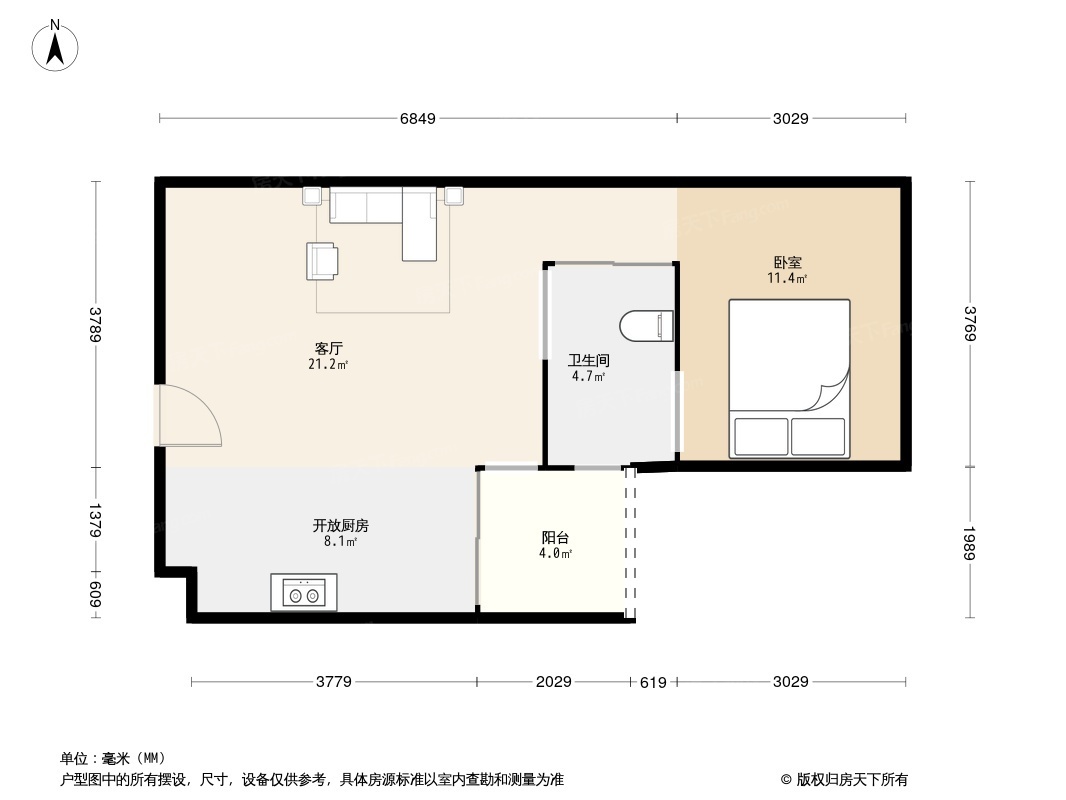 老会展现代城户型图