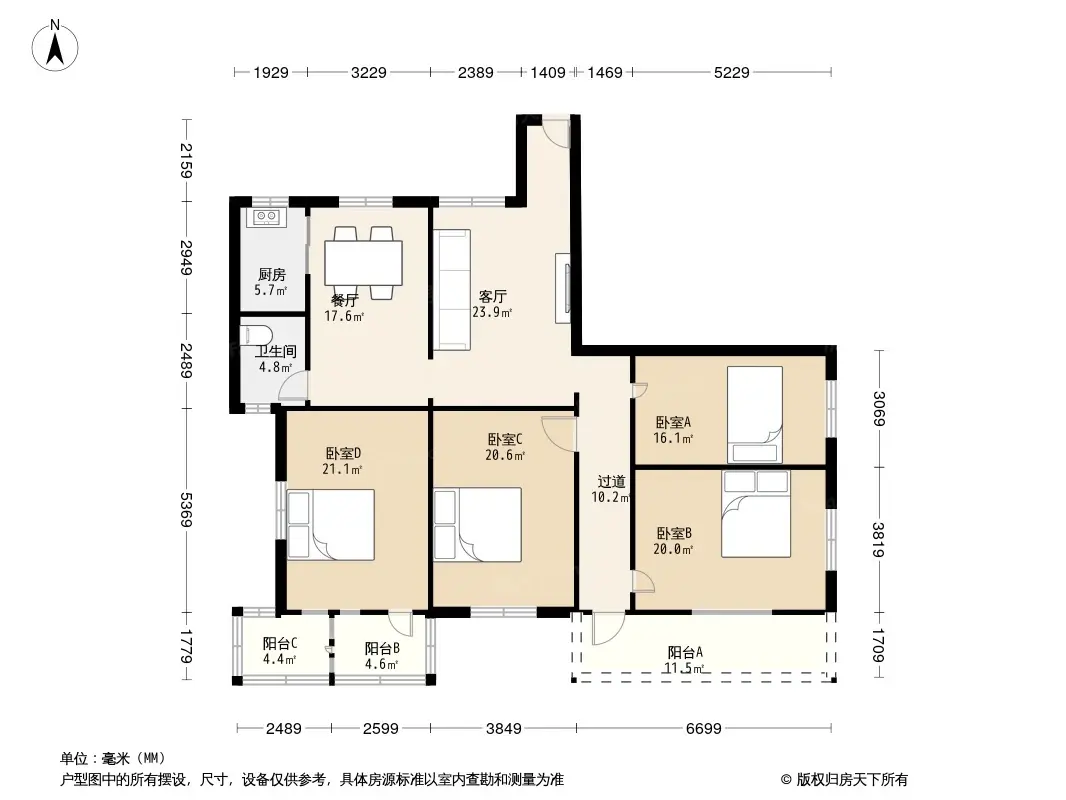 山河东街小区户型图