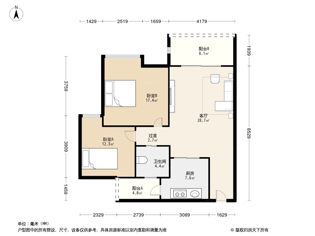 友田碧云轩户型图