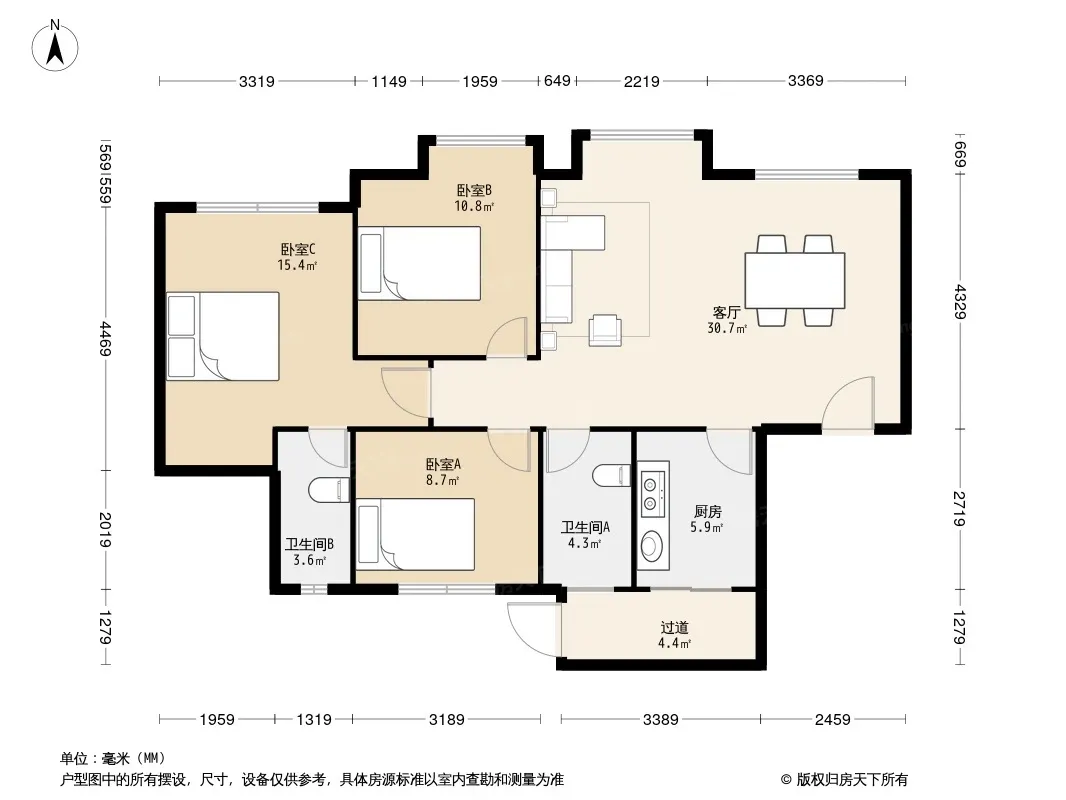 丰瑞玺悦城户型图