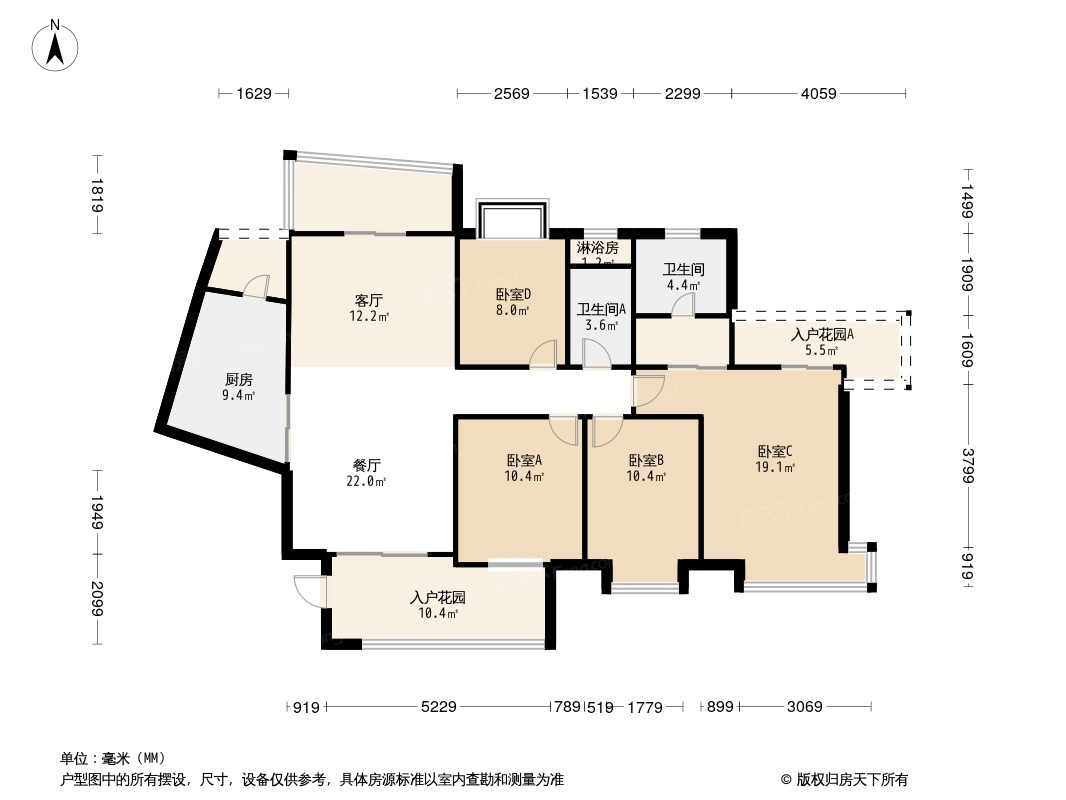 香江紫钻户型图