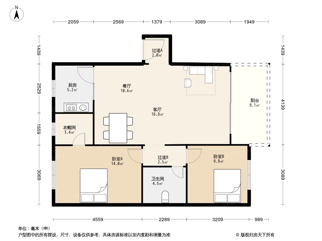 禾祥花园户型图